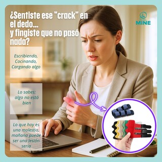 Foto 2 | Foto 2 | Férula para Dedo con Soporte de Aluminio y 3 Correas Ajustables
