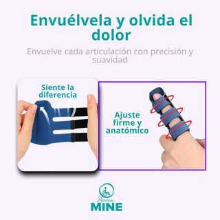 Foto 3 | Foto 3 | Férula para Dedo con Soporte de Aluminio y 3 Correas Ajustables