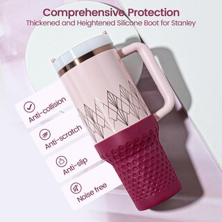 Foto 2 | Foto 2 | Funda De Silicona Para Botas Stanley Cup 30 Oz Color Morado - Venta Internacional.