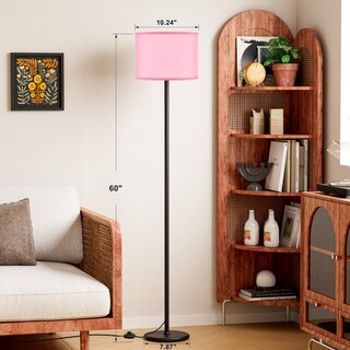 Foto 2 | Foto 2 | Lámpara De Pie Ambimall Modern De 152 Cm Con Pantalla Rosa (sin Bombilla) - Venta Internacional.