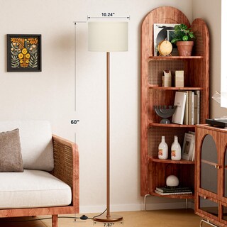 Foto 2 | Foto 2 | Lámpara De Pie Ambimall Modern De 152 Cm Con Pantalla Beige (sin Bombilla) - Venta Internacional.