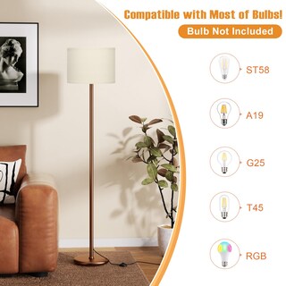 Foto 3 | Foto 3 | Lámpara De Pie Ambimall Modern De 152 Cm Con Pantalla Beige (sin Bombilla) - Venta Internacional.
