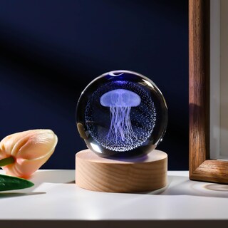 Foto 5 | Foto 5 | Preciosa Bola De Cristal Conmemorativa Con Forma De Medusa 60 Mm - Venta Internacional.