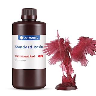 Foto 1 | Foto 1 | Resina Para Impresora 3d Anycubic 405 Nm Sla De Curado Uv 1 Kg Color Rojo Transparente - Venta Internacional.