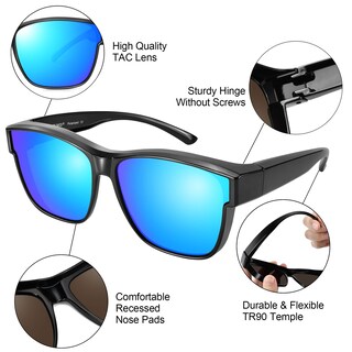 Foto 5 | Foto 5 | Gafas De Sol Fit Over Urumqi Polarizadas Uv400 Para Hombre Y Mujer - Venta Internacional.