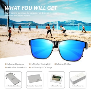 Foto 7 | Foto 7 | Gafas De Sol Fit Over Urumqi Polarizadas Uv400 Para Hombre Y Mujer - Venta Internacional.