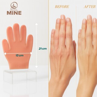Foto 8 | Foto 8 | Guantes Hidratantes de Silicona Reutilizables para Manos Suaves