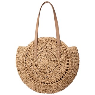 Foto 1 | Foto 1 | Bolso De Mano Pleneal De Straw Beach Para Mujer Tejido A Mano - Venta Internacional.