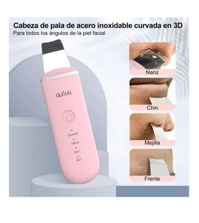 Foto 3 | Foto 3 | Facial Espatula Ultrasonica Facial Con 4 Modos Rosa Claro