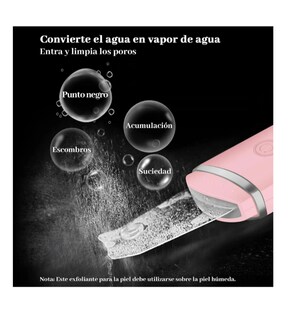 Foto 4 | Foto 4 | Facial Espatula Ultrasonica Facial Con 4 Modos Rosa Claro