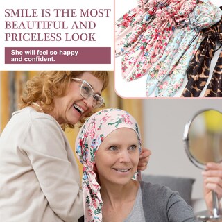 Foto 4 | Foto 4 | Gorros Chemo Headwear Halfchet Para Mujer Contra El Cáncer 4 Piezas - Venta Internacional.