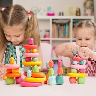 Foto 7 | Foto 7 | Bloques Apilables Oessuf Stacking Rocks Piedras De Equilibrio 26 Unidades - Venta Internacional.