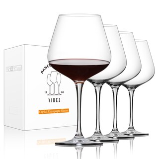 Foto 1 | Foto 1 | Juego De 4 Copas De Vino Tinto Yibez Crystal 680 Ml Para Inauguración De La Casa - Venta Internacional.