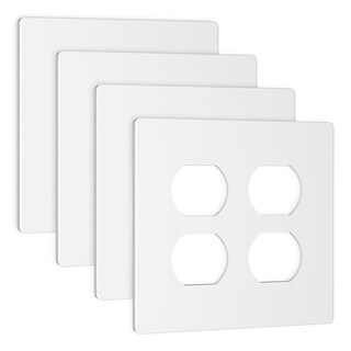 Foto 1 | Foto 1 | Placa De Pared Mllizh De 2 Elementos Dúplex Sin Tornillos 4.73 X 4.73 Pulgadas Paquete De 4 - Venta Internacional.