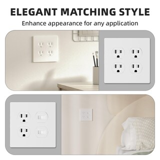 Foto 6 | Foto 6 | Placa De Pared Mllizh De 2 Elementos Dúplex Sin Tornillos 4.73 X 4.73 Pulgadas Paquete De 4 - Venta Internacional.