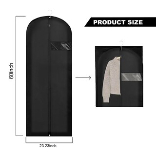 Foto 2 | Foto 2 | Bolsa De Ropa Beiskll Bolsas De Vestir Para Vestidos Largos Juego De 3 Color Negro - Venta Internacional.