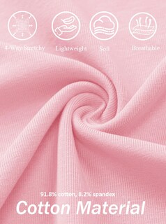Foto 5 | Foto 5 | Camiseta Yucolen Para Mujer De Verano Algodón Entallada Rosa Claro - Venta Internacional.