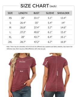 Foto 6 | Foto 6 | Camiseta Memorose De Manga Corta Para Mujer Color Rojo Otoñal Xs - Venta Internacional.