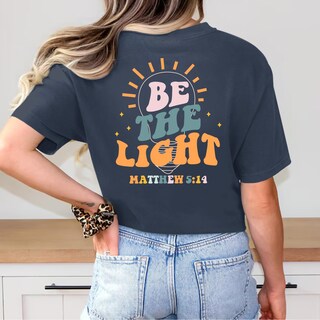 Foto 2 | Foto 2 | Camiseta Sulayesh Christian Be The Light Jesus Faith Para Mujer - Venta Internacional.