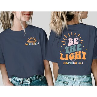 Foto 5 | Foto 5 | Camiseta Sulayesh Christian Be The Light Jesus Faith Para Mujer - Venta Internacional.