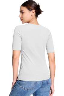 Foto 2 | Foto 2 | Camiseta Yucolen Para Mujer Manga Media Corta Algodón Color Blanco - Venta Internacional.