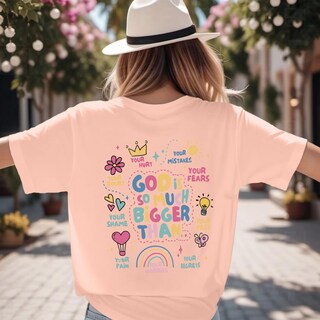 Foto 3 | Foto 3 | Camiseta Sulayesh Jinluth Christian Para Mujer Color Melocotón Talla L - Venta Internacional.