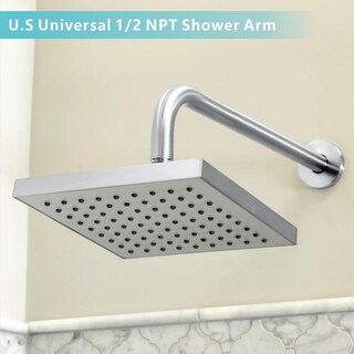 Foto 5 | Foto 5 | Brazo De Ducha Nuodan 24 Cm Montaje En Pared Acero Inoxidable 304 - Venta Internacional.