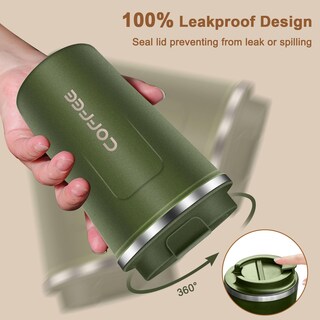 Foto 4 | Foto 4 | Taza De Café Aislante Jtryemu 500 Ml Aspiradora De Acero Inoxidable - Venta Internacional.