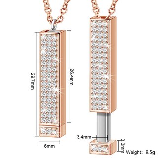 Foto 3 | Foto 3 | Collar Roselover Be Kind Of A B Grabado En 3d De Acero Inoxidable - Venta Internacional.