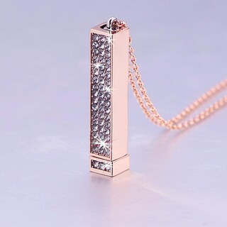 Foto 4 | Foto 4 | Collar Roselover Be Kind Of A B Grabado En 3d De Acero Inoxidable - Venta Internacional.