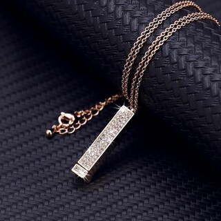 Foto 5 | Foto 5 | Collar Roselover Be Kind Of A B Grabado En 3d De Acero Inoxidable - Venta Internacional.