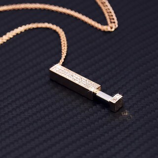 Foto 6 | Foto 6 | Collar Roselover Be Kind Of A B Grabado En 3d De Acero Inoxidable - Venta Internacional.
