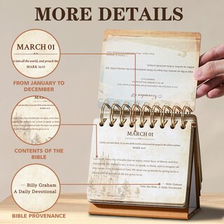 Foto 4 | Foto 4 | Calendario De Escritorio Youthamazing 2025  Versículo De La Biblia  12 X 11 Cm - Venta Internacional.