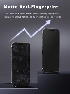 Foto 2 | Foto 2 | Protector De Pantalla Gigikiss Matte Para Iphone 15 Pro 6.1 - Venta Internacional.