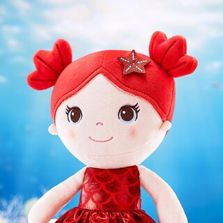 Foto 6 | Foto 6 | Muñeca Rag Doll Lazada Ocean Princess De 30 Cm Con Falda De Pez - Venta Internacional.