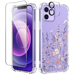 Foto 1 | Foto 1 | Funda De Teléfono Gviewin Para Iphone 12/12 Pro De 6.1 Pulgadas Con Protector De Pantalla - Venta Internacional.