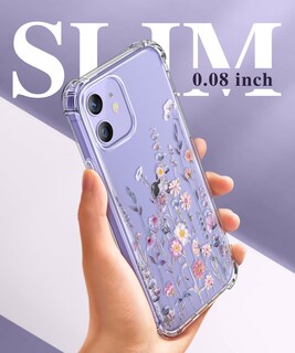 Foto 6 | Foto 6 | Funda De Teléfono Gviewin Para Iphone 12/12 Pro De 6.1 Pulgadas Con Protector De Pantalla - Venta Internacional.