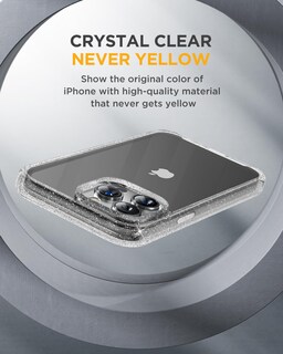 Foto 5 | Foto 5 | Funda Miracase Para Iphone 15 Pro Con Pantalla De Cristal Transparente - Venta Internacional.