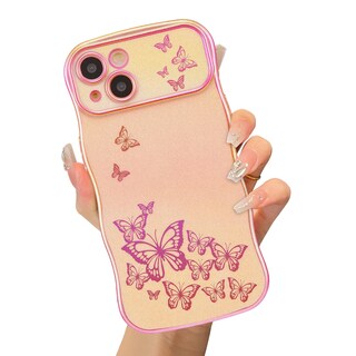 Foto 1 | Foto 1 | Funda Ztofera Para Iphone 15 Cute Wavy Edge Laser Pink - Venta Internacional.
