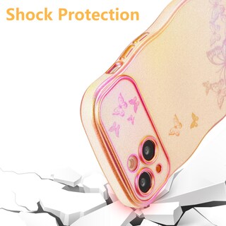 Foto 6 | Foto 6 | Funda Ztofera Para Iphone 15 Cute Wavy Edge Laser Pink - Venta Internacional.
