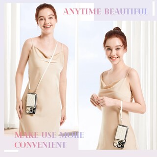 Foto 5 | Foto 5 | Funda Tipo Cartera Keallce Para Iphone 16 Pro De 6 3 Pulgadas Con Rfid Color Beige - Venta Internacional.