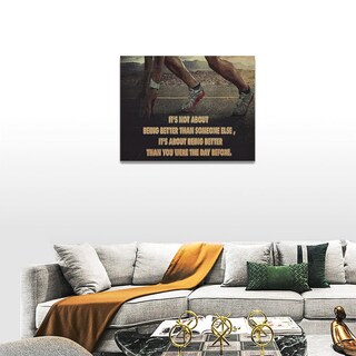 Foto 5 | Foto 5 | Lámina Sobre Lienzo Para Pared Atletismo Deportes 40 X 30 Cm - Venta Internacional.