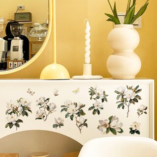 Foto 6 | Foto 6 | Pegatinas Olycraft Con Magnolia Blanca Se Frotan Sobre Transferencias Para Manualidades - Venta Internacional.