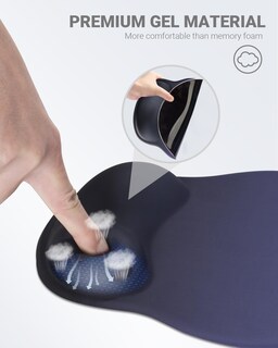 Foto 5 | Foto 5 | Alfombrilla De Ratón Laborio Gel Ergonómico Color Azul Degradado - Venta Internacional.