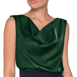 Foto 1 | Foto 1 | Camiseta Sin Mangas Luxveer Para Mujer Satén De Verano Cuello Vuelto - Venta Internacional.
