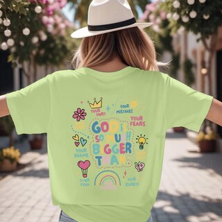 Foto 3 | Foto 3 | Camiseta Sulayesh Jinluth Christian Faith Para Mujer Verde Claro - Venta Internacional.