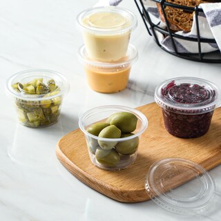 Foto 7 | Foto 7 | Vasos Para Porciones Aozita 100 Juegos 120 Ml Con Tapas De Plástico Sin Bpa - Venta Internacional.