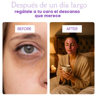 Foto 6 | Foto 6 | Mascarilla de Gel Frío y Calor para Ojos y Cara Reutilizable Pack de 2