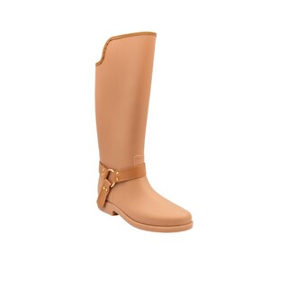 Foto 5 | Foto 5 | Bota Mujer Top Moda Impermeables Lluvia Casual Beige