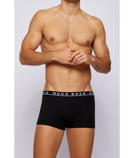Foto 4 | Foto 4 | Boxer Trunk Hugo Boss Algodón Elastico Comodo 3 Pack Negro Para Hombre